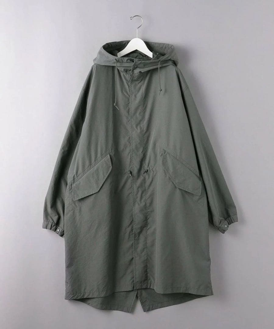 【新品★洗える】モッズコート タフタ 軽量 オリーブ UNITED ARROWS
