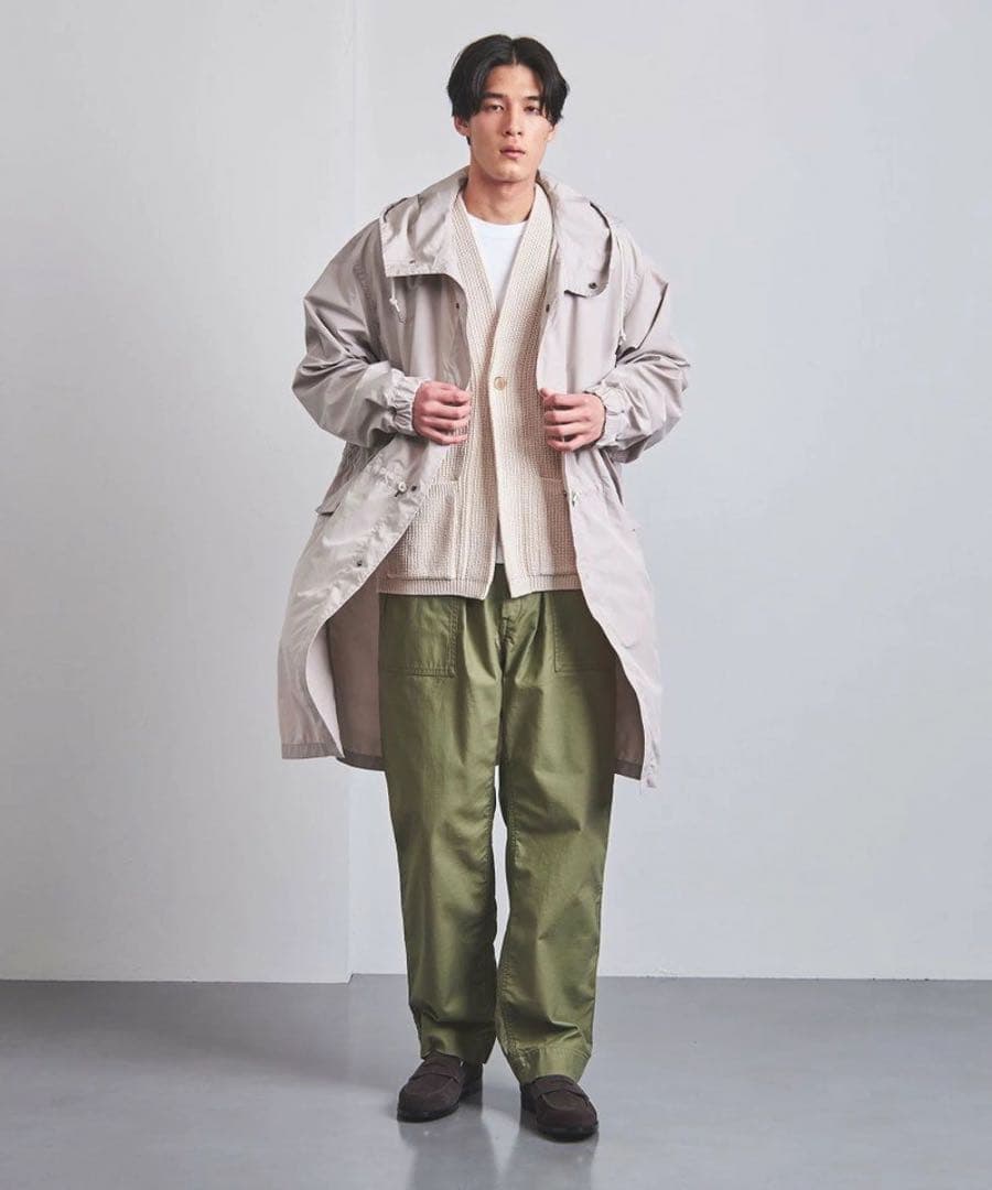 【新品★洗える】モッズコート タフタ 軽量 オリーブ UNITED ARROWS