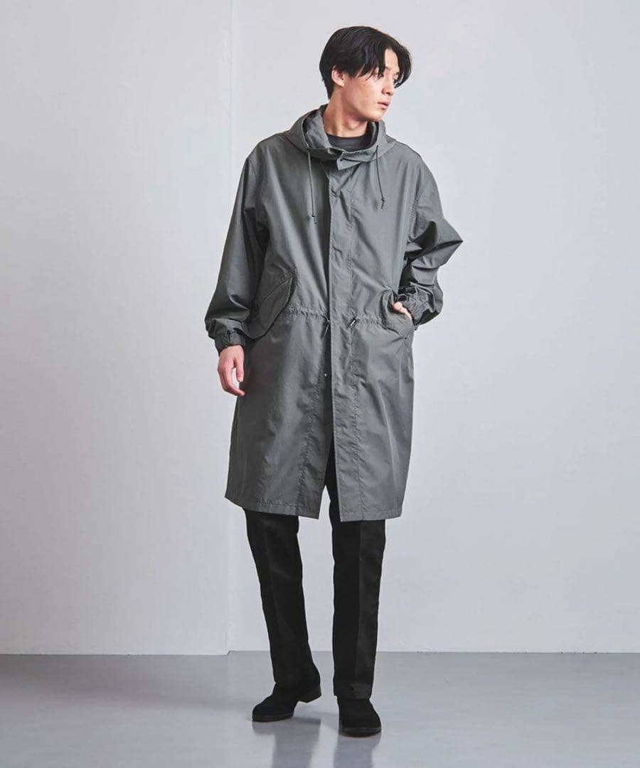 【新品★洗える】モッズコート タフタ 軽量 オリーブ UNITED ARROWS