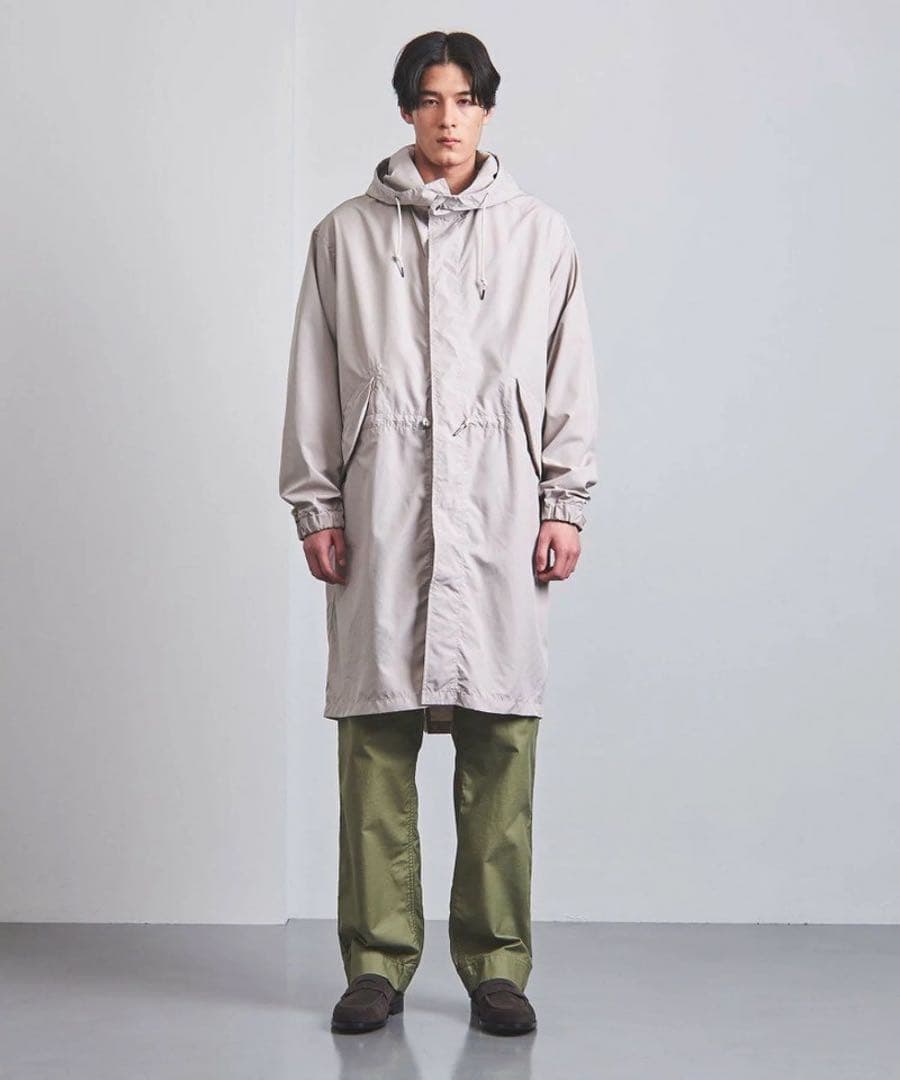 【新品★洗える】モッズコート タフタ 軽量 オリーブ UNITED ARROWS