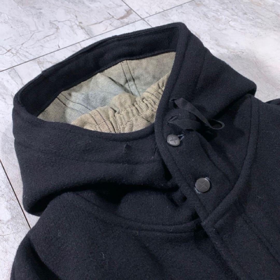 00s Stone  wool hooded coat アーカイブ