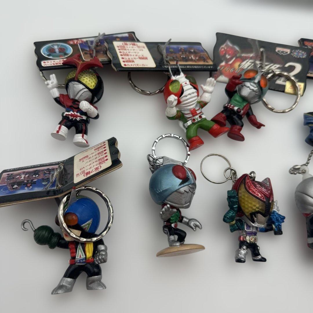 仮面ライダーキャラクターキーホルダー12個セット フィギュア キーホルダー