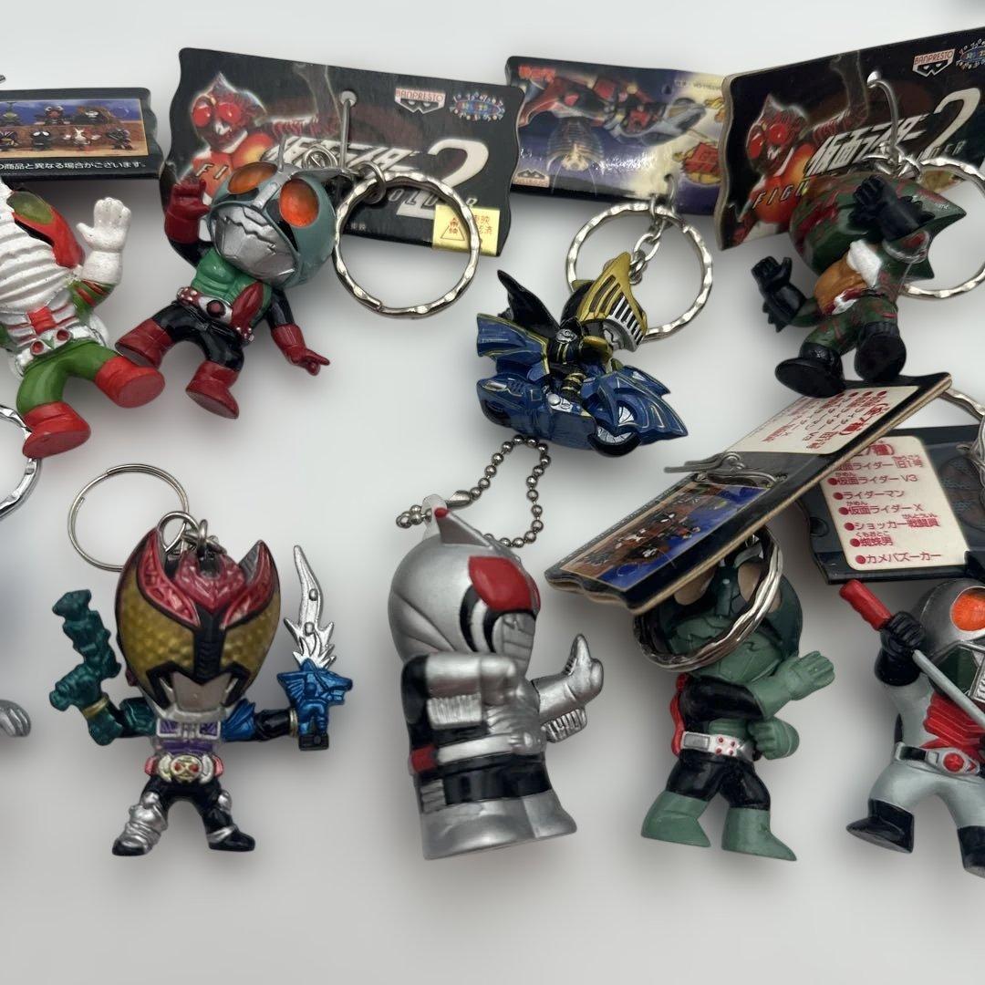 仮面ライダーキャラクターキーホルダー12個セット フィギュア キーホルダー
