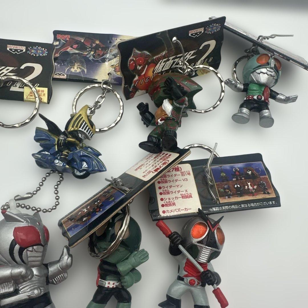 仮面ライダーキャラクターキーホルダー12個セット フィギュア キーホルダー