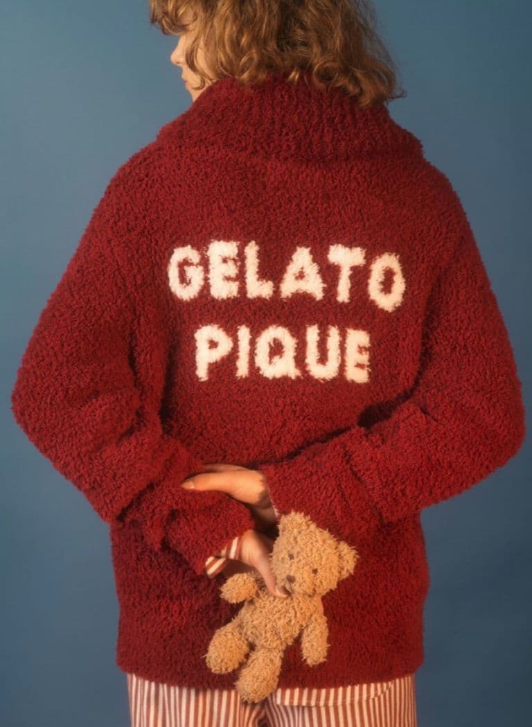 【お値段交渉歓迎】GELATO PIQUE 　ルームウェア カーディガン レッド