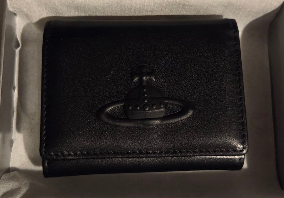 【ティニー様】Vivienne Westwood ブラック 三つ折り財布　新品