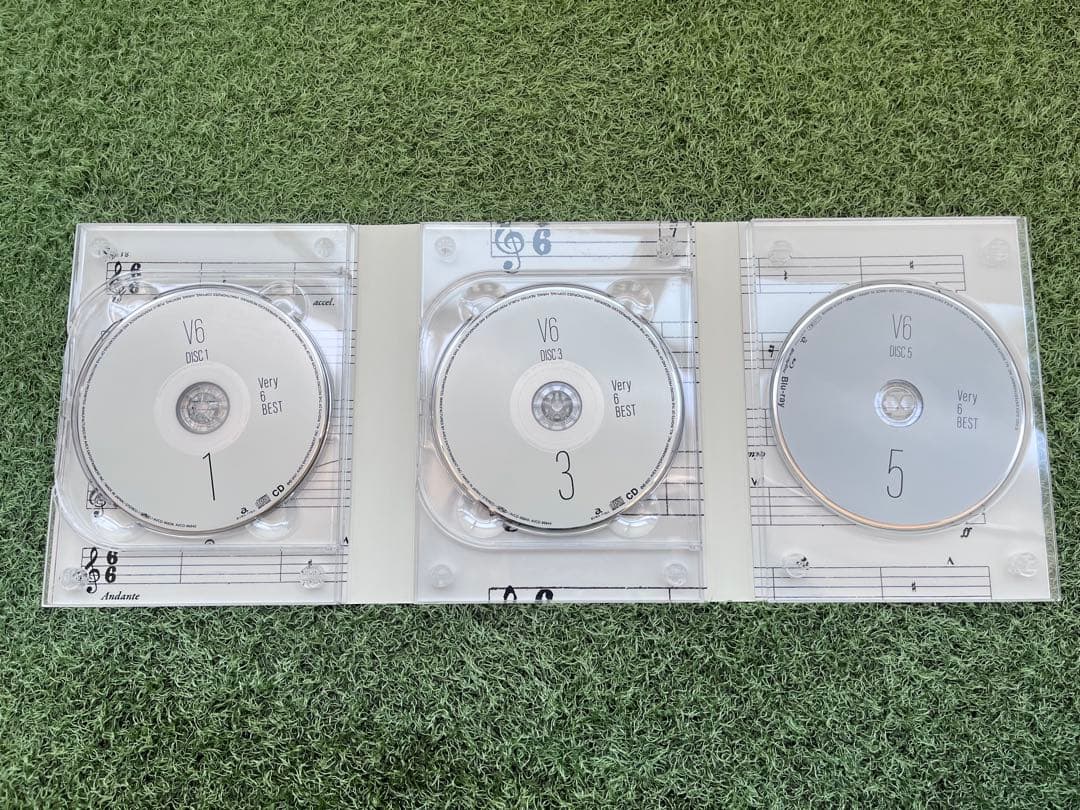 V6 6th BEST CD5枚セット 歌詞本付き