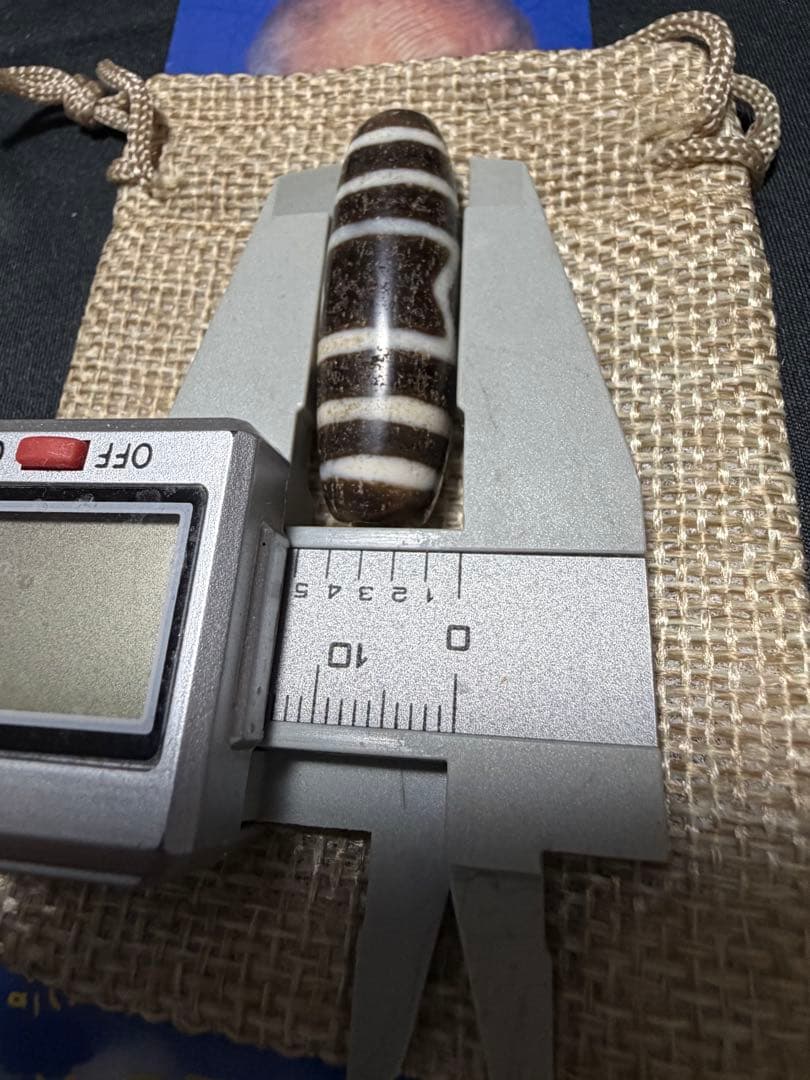 369、上肯老礦天珠‼️西蔵老礦手工伝承天地天珠