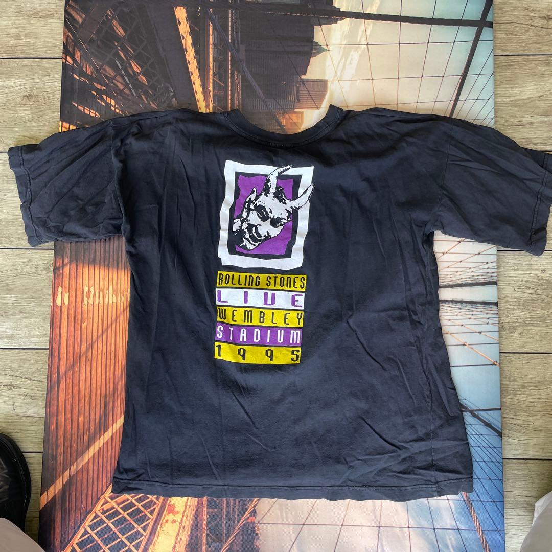 90sローリングストーンズ　ヴィンテージXL Tシャツ スパイクタン
