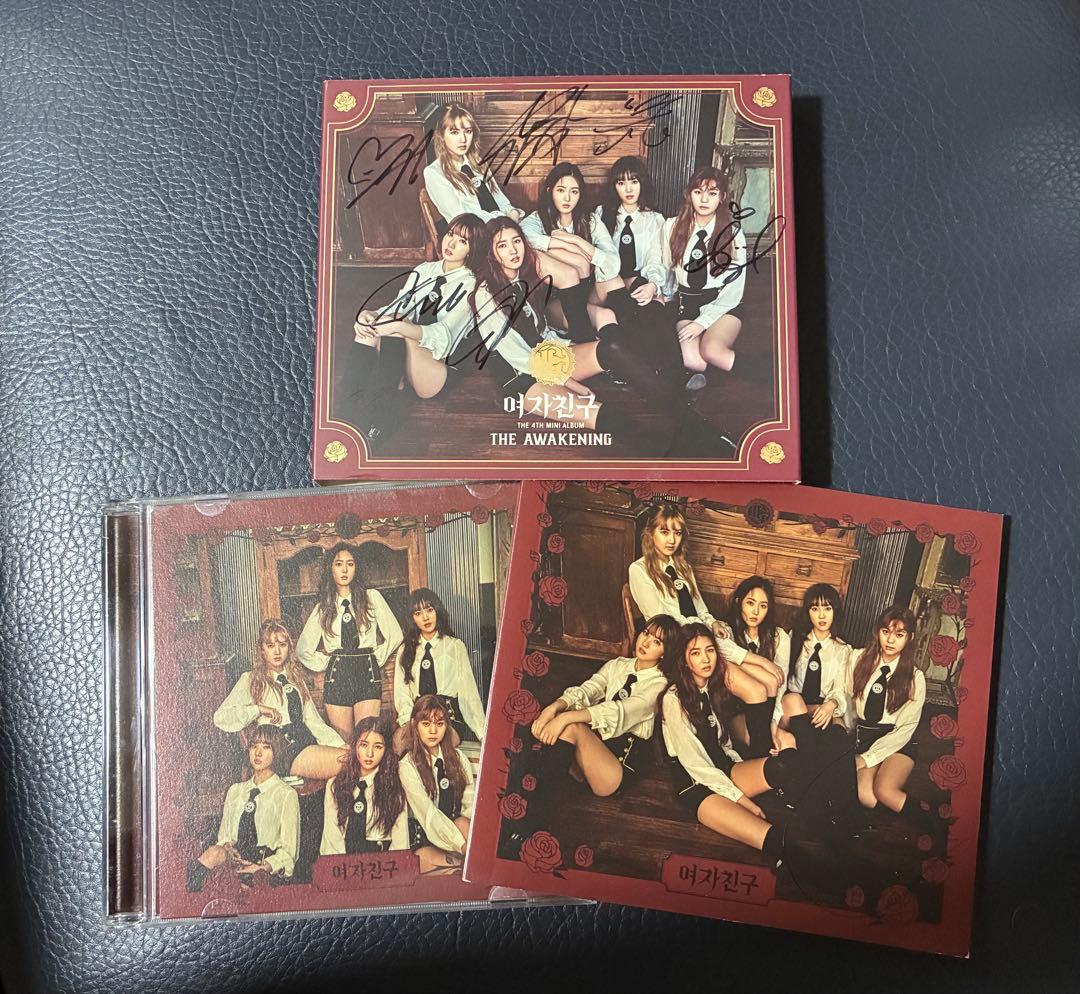 GFRIEND THE AWAKENING メンバー全員　直筆サイン入り