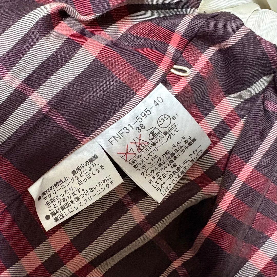 バーバリーブルーレーベル BURBERRY トレンチコート M