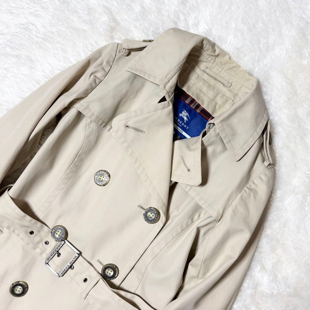 バーバリーブルーレーベル BURBERRY トレンチコート M