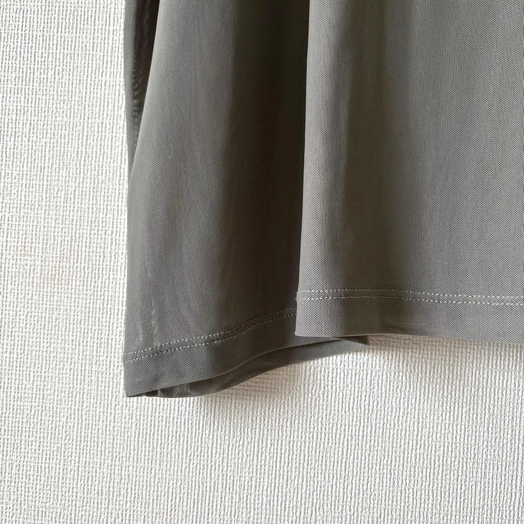 MM6 MaisonMargiela シアー/シースルー メッシュニットTシャツ