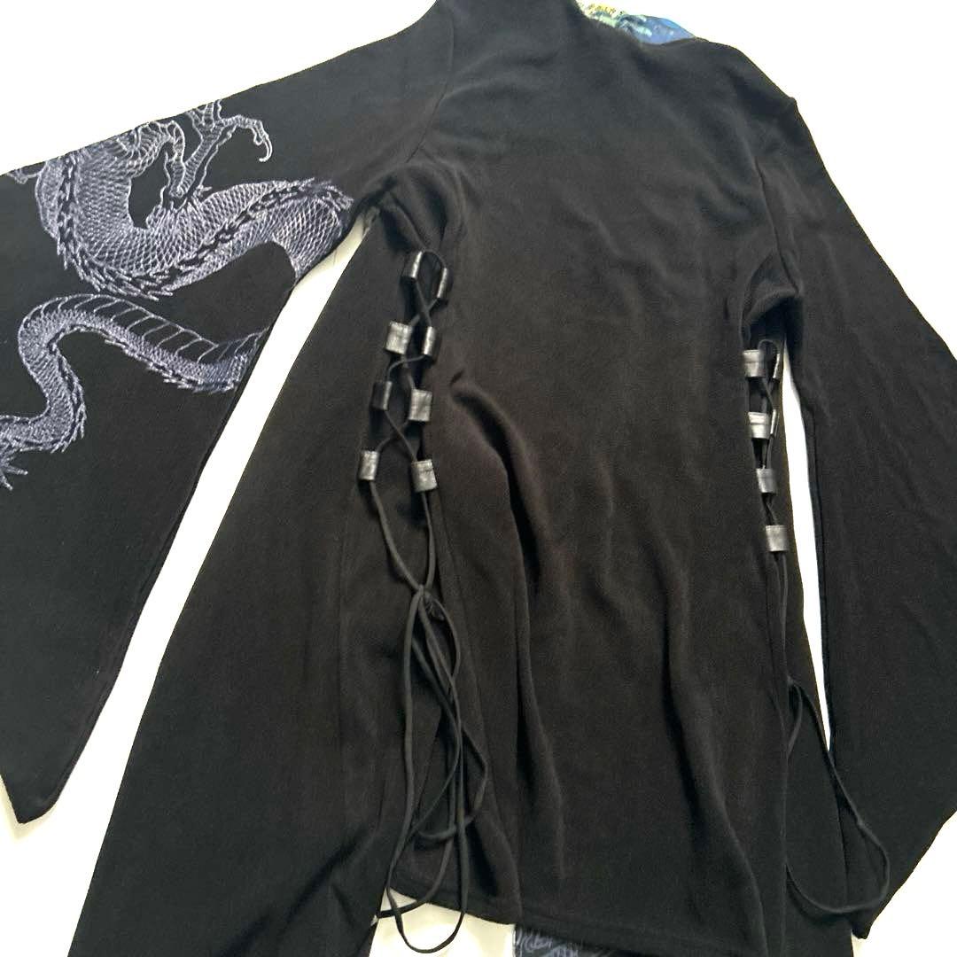 Quite Frash着物ロングカーディガン和柄和風コスプレ花魁フレア袖