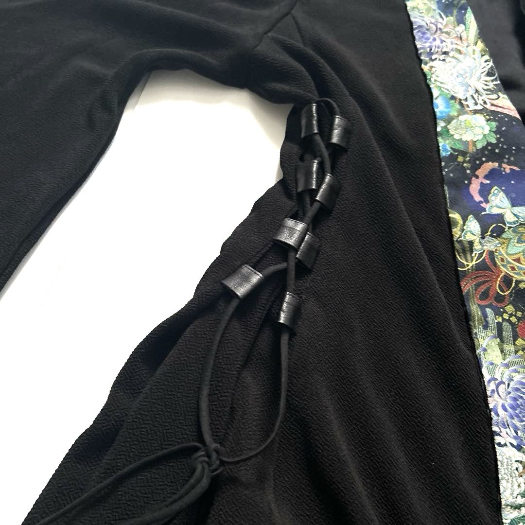 Quite Frash着物ロングカーディガン和柄和風コスプレ花魁フレア袖