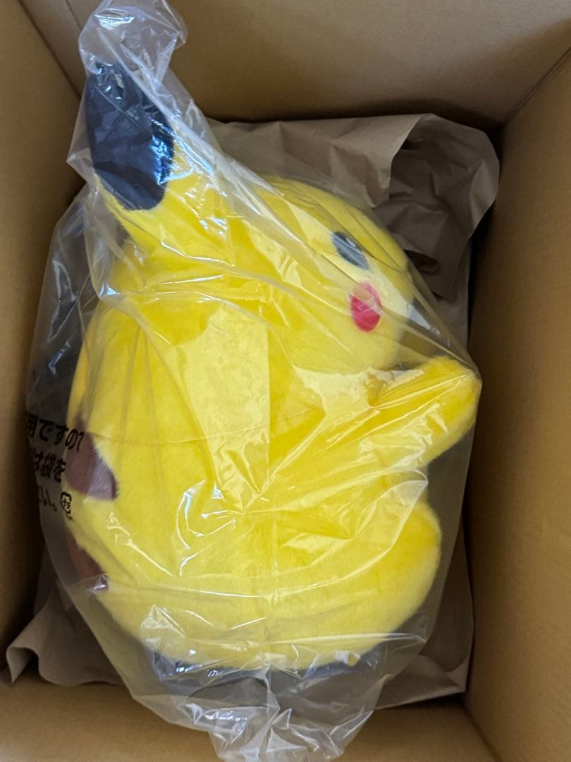 【フィル様】おかえり！ピカチュウ1/1 ぬいぐるみ　ポケモンセンター