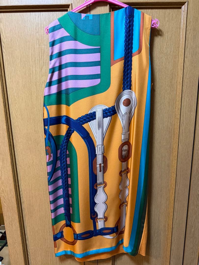 エルメスノースリーブ ワンピース マルチカラー