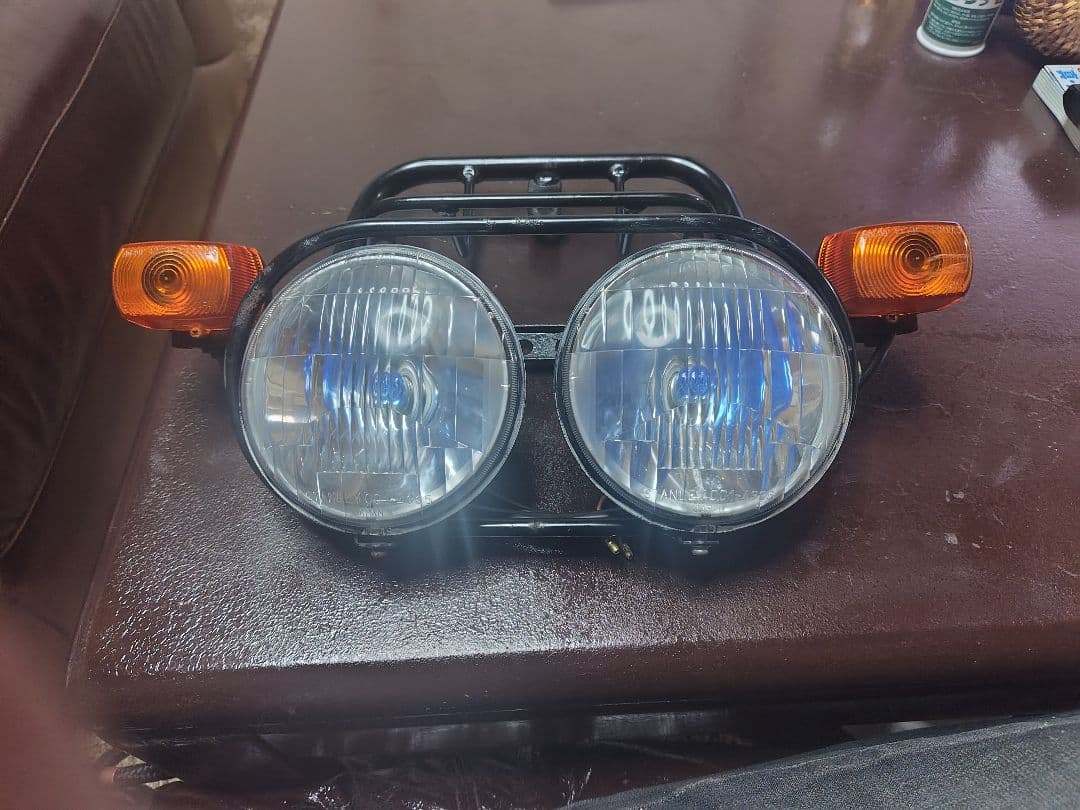 ホンダズーマー AF58 純正ヘッドライト ステー ウインカー【中古・お買得品】