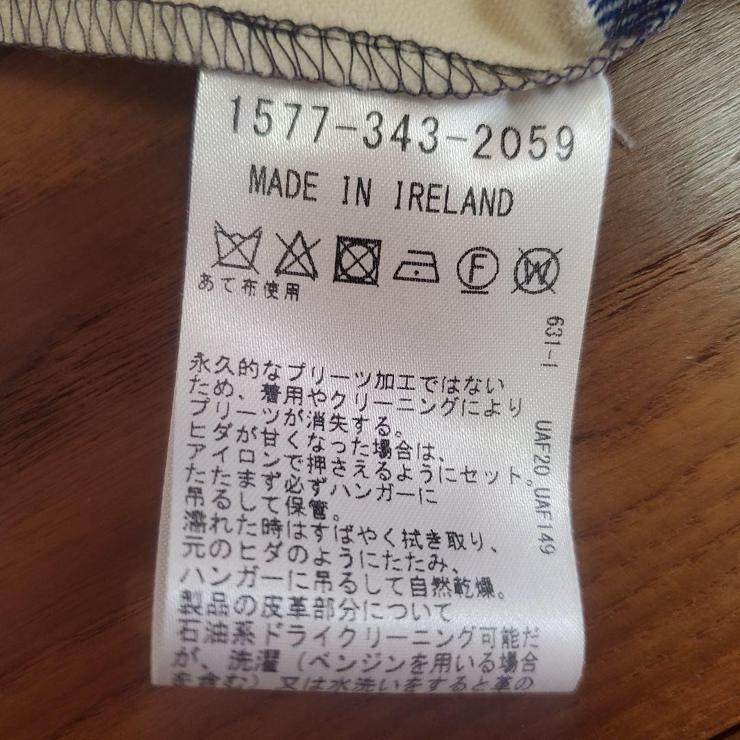 オニールオブダブリン　パッチワーク ロングプリーツスカート チェック柄