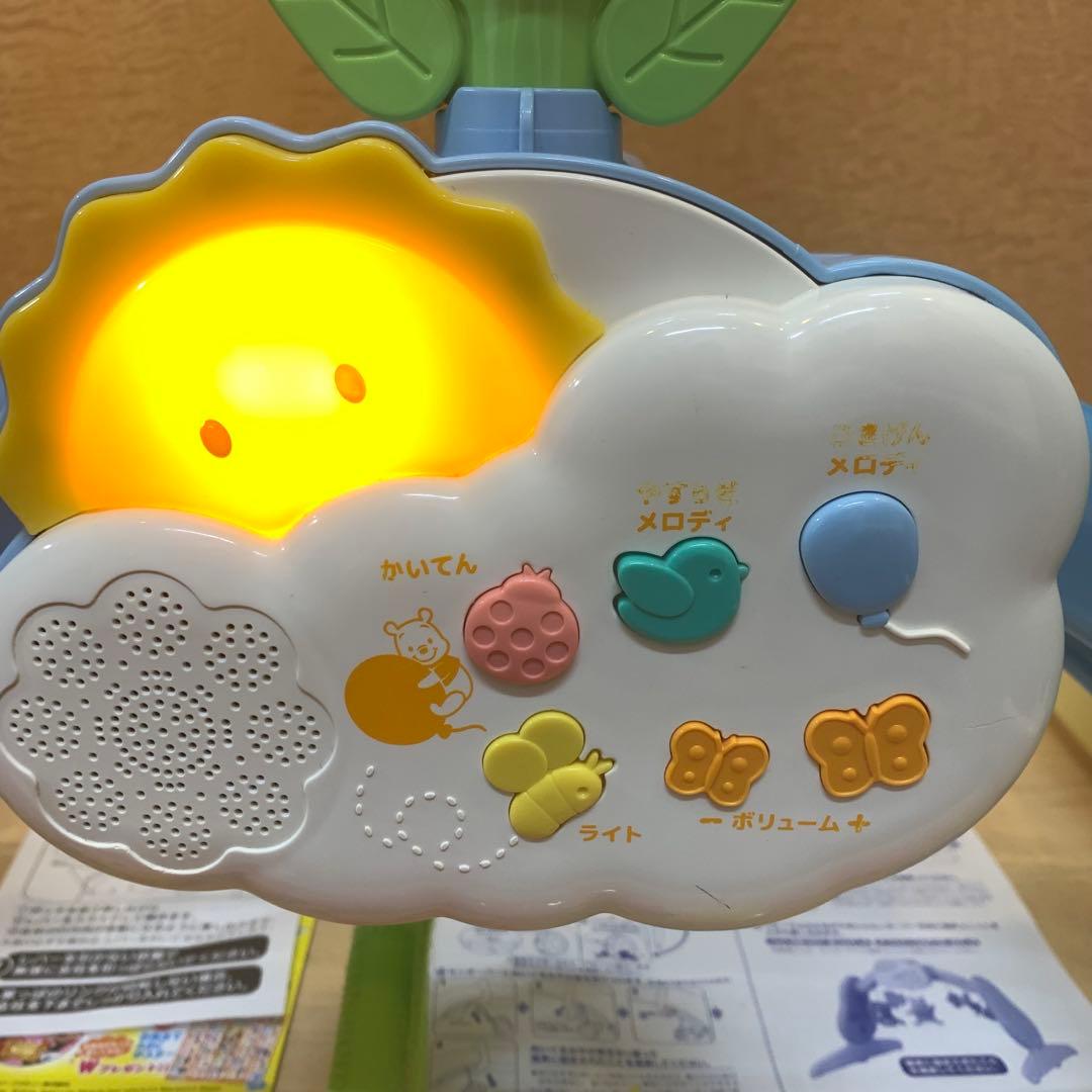 ☆良品☆ くまのプーさんえらべる回転6WAYジムにへんしんメリー
