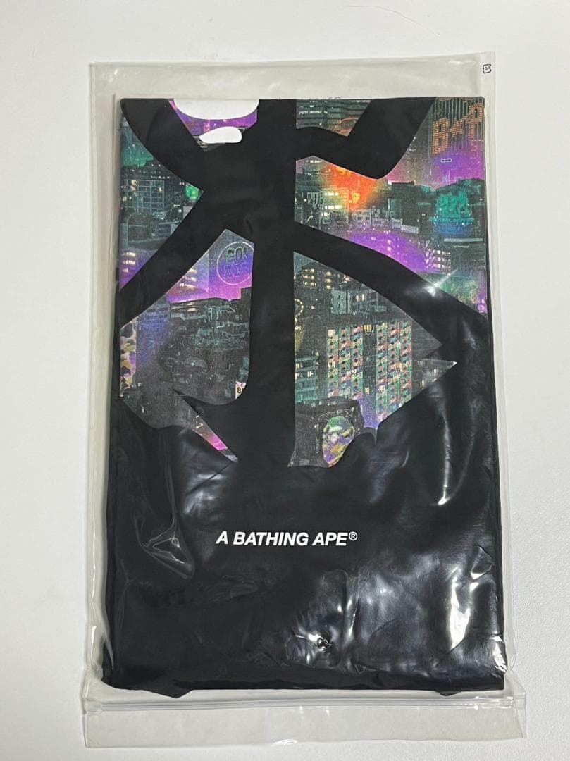 トップス A BATHING APE MEN NEON TOKYO TEE size L