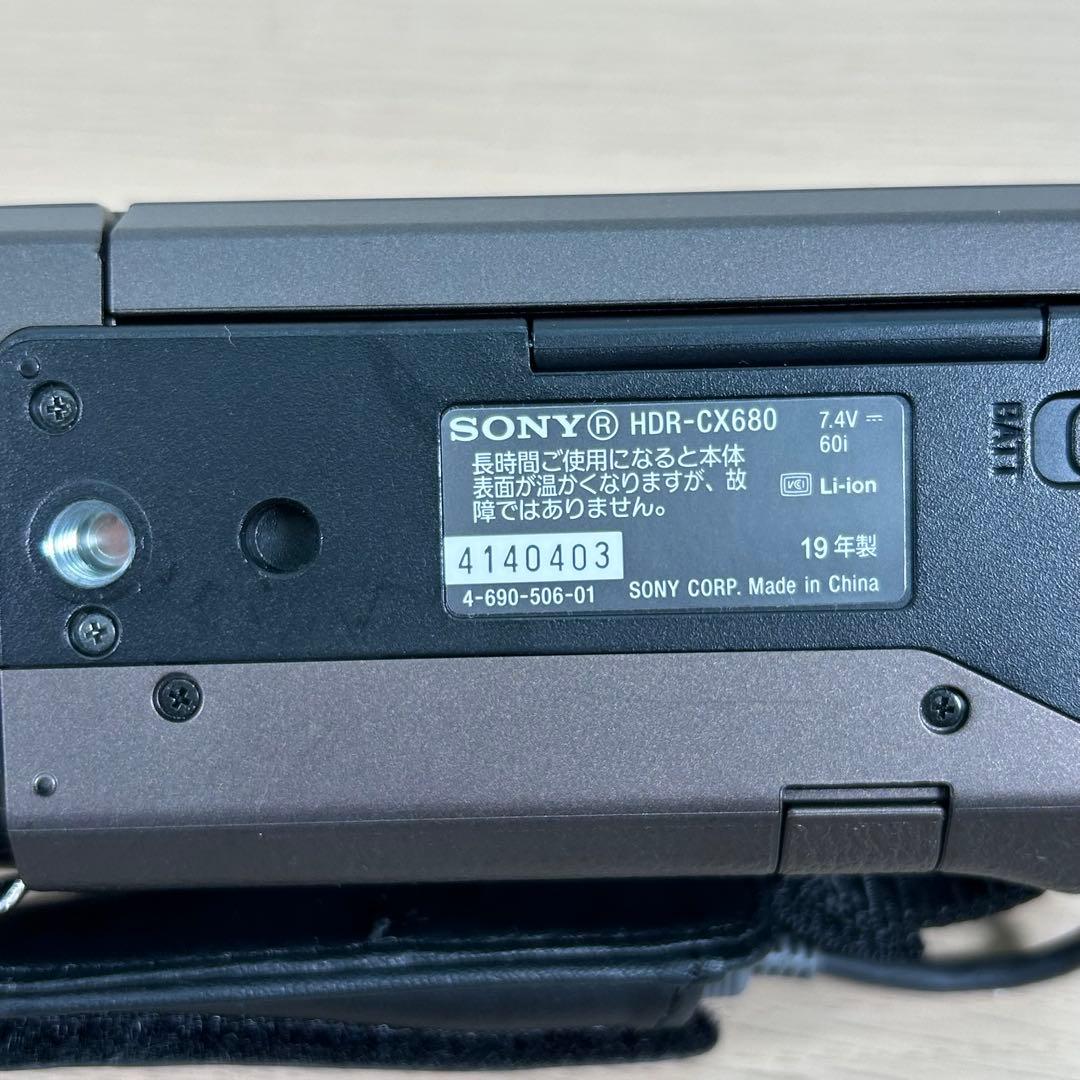 【美品】SONY HDR-CX680 ビデオカメラ B351