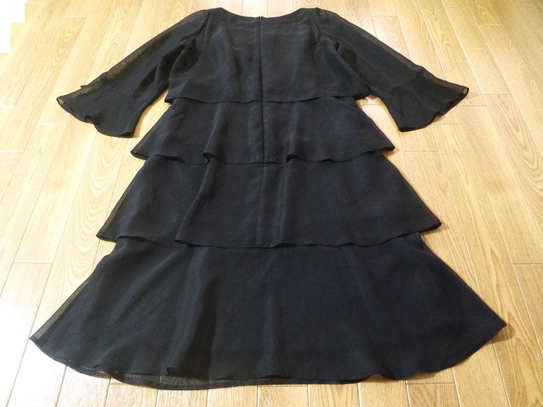 エムズグレイシー M'S GRACY☆ティアードワンピース☆大きいサイズ♪４２