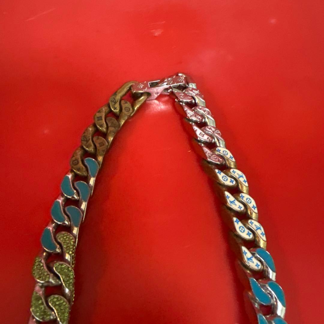 LOUIS VUITTON コリエ チェーンリンクス ネックレス マルチ