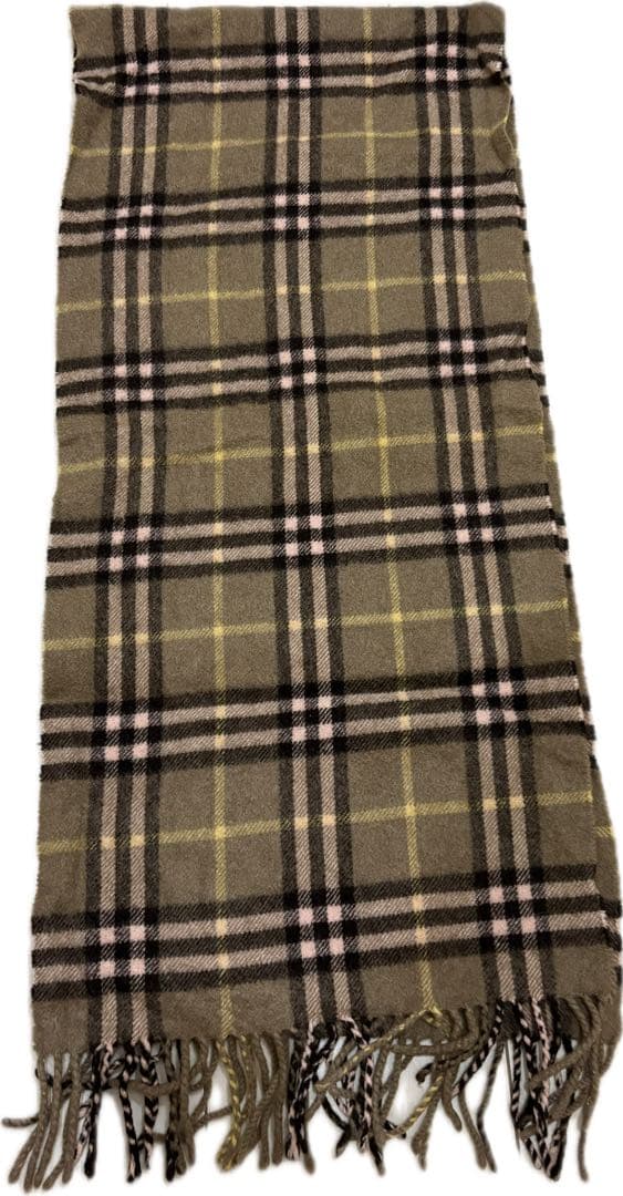イングランド製　Burberrys cashmere 100% マフラー