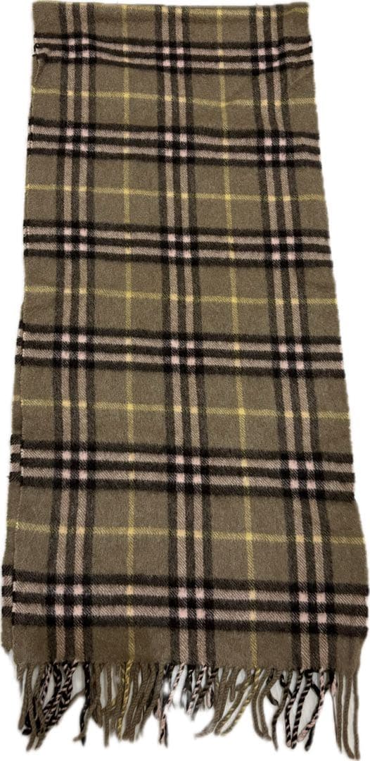 イングランド製　Burberrys cashmere 100% マフラー