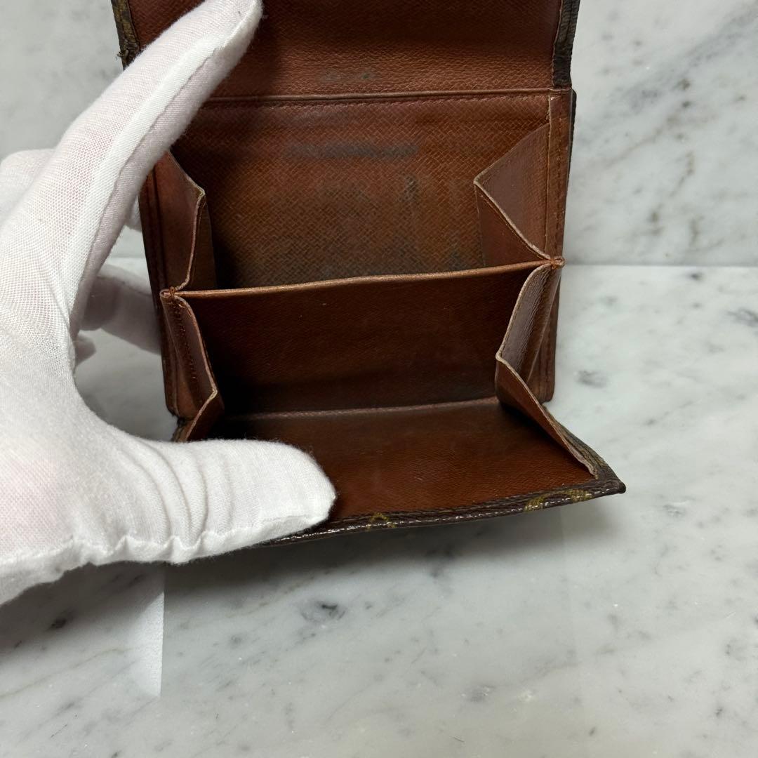 LOUIS VUITTON ルイヴィトン 三つ折り財布 モノグラム ブラウン