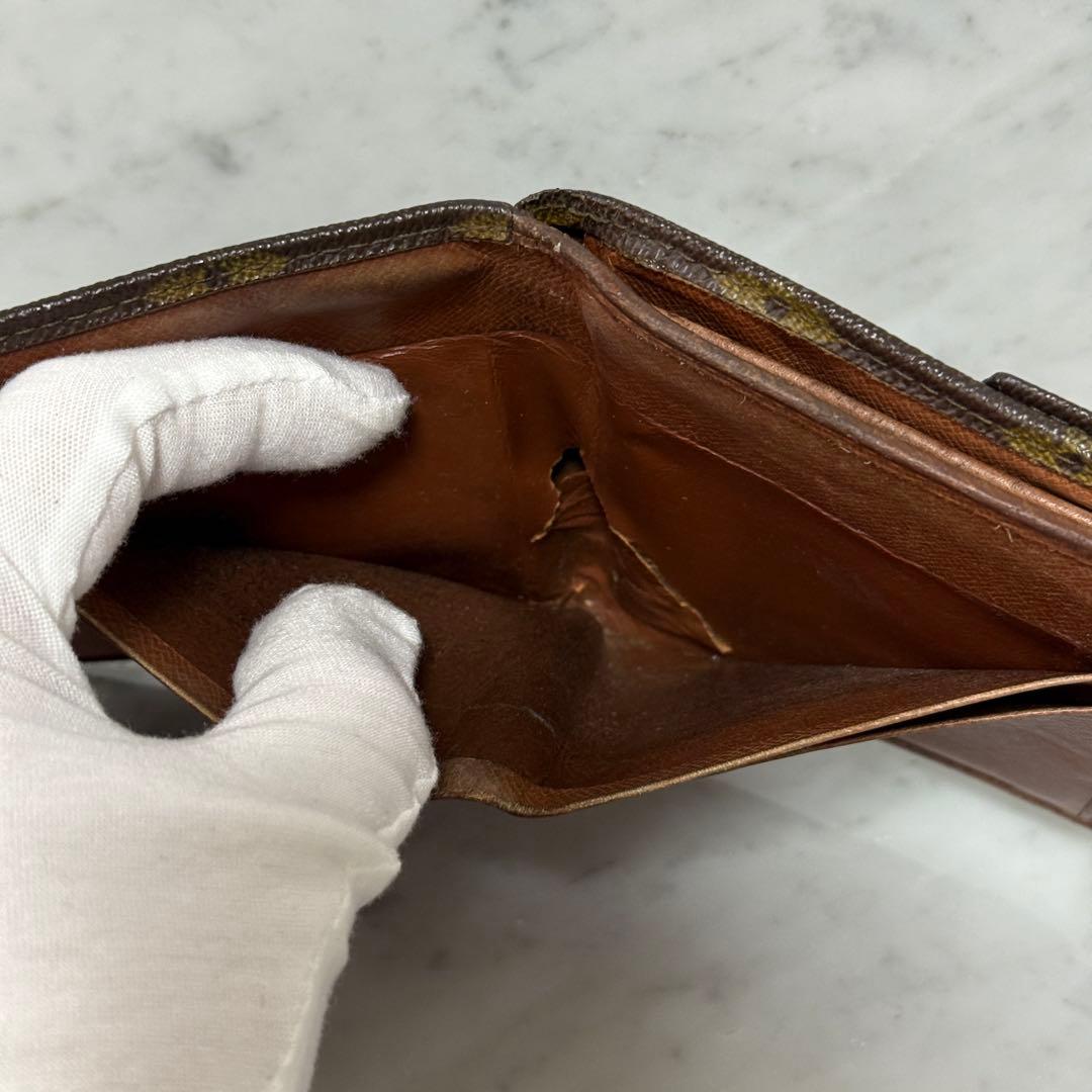 LOUIS VUITTON ルイヴィトン 三つ折り財布 モノグラム ブラウン