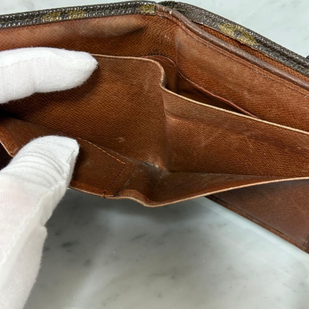 LOUIS VUITTON ルイヴィトン 三つ折り財布 モノグラム ブラウン