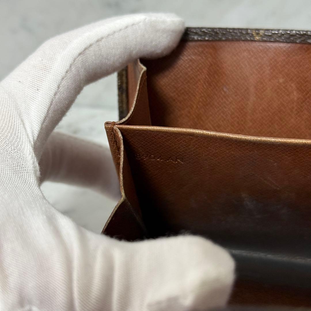 LOUIS VUITTON ルイヴィトン 三つ折り財布 モノグラム ブラウン