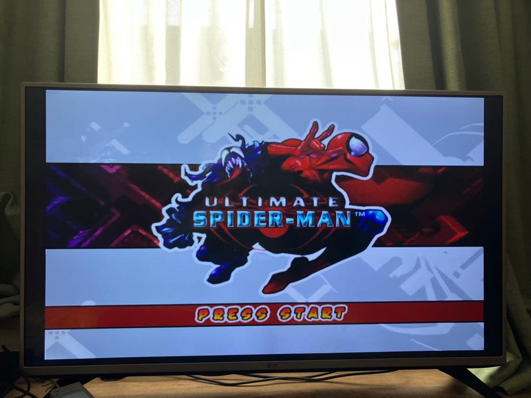 【レア品】ゲームキューブ　アルティメット スパイダーマン(外箱、説明書有り)