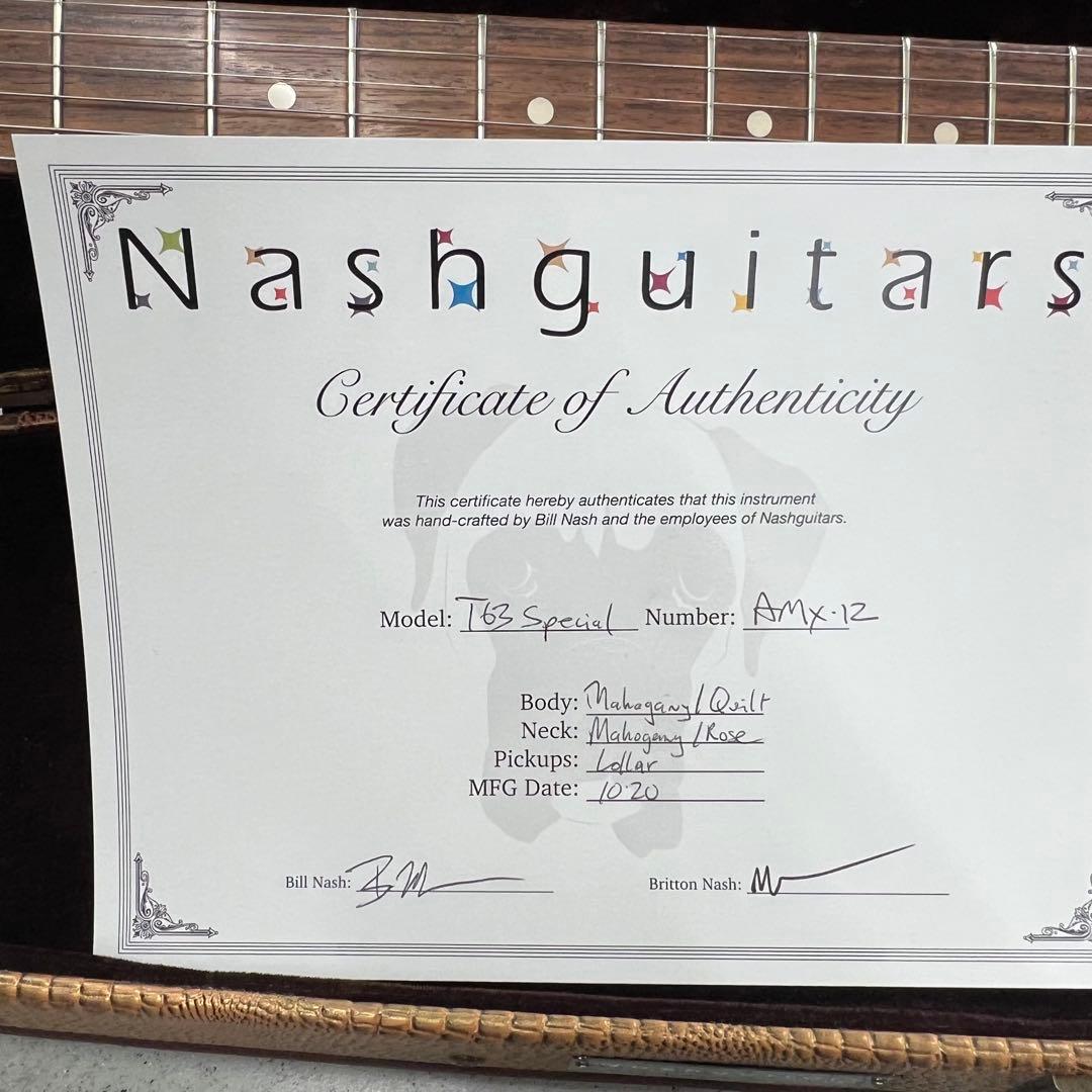 最終値下げ　Nash Guitars T63 Special 楽器フェア限定