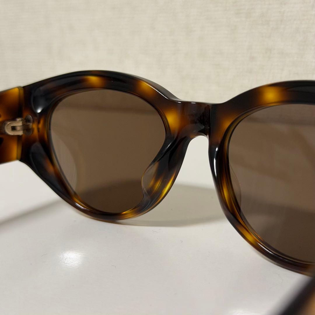 CHANEL 01451 91235 べっ甲調 サングラス メガネ ロゴ入り