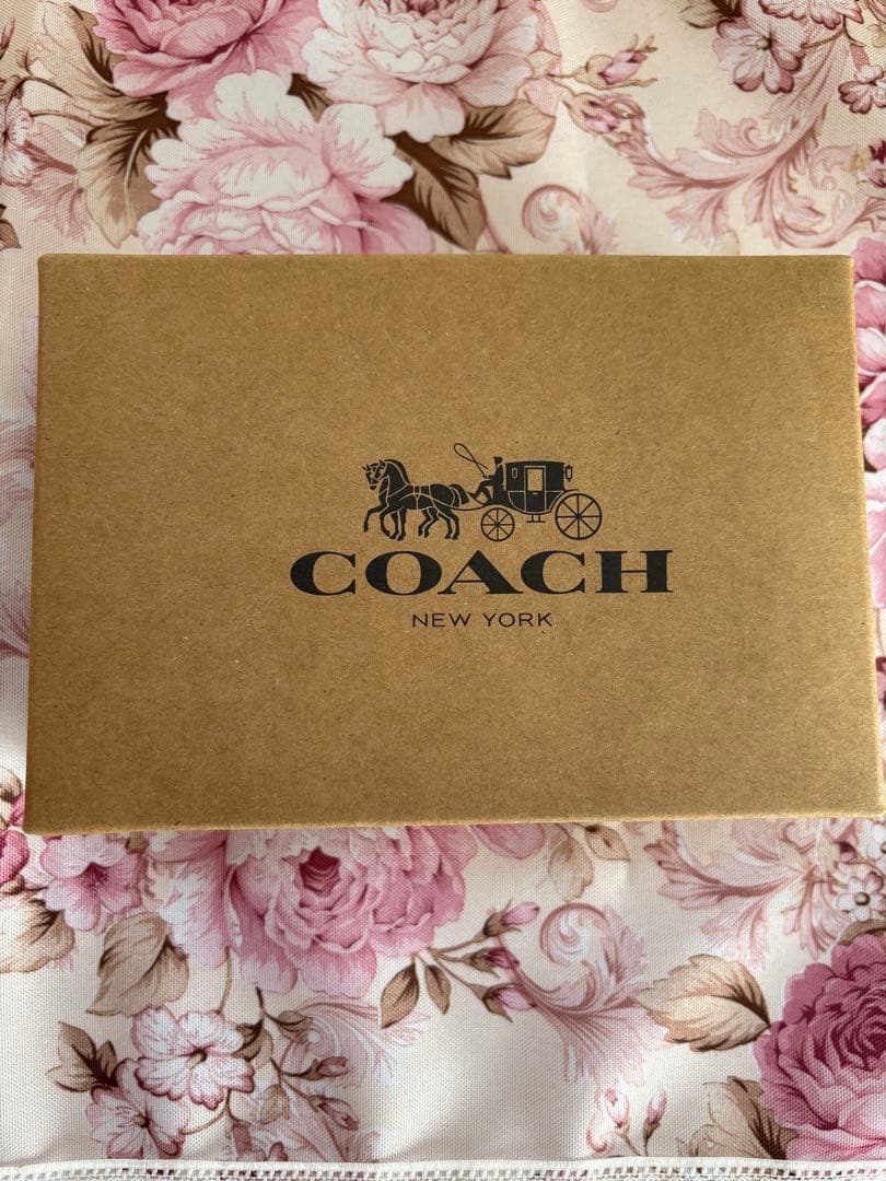 COACH レッド 二つ折り財布