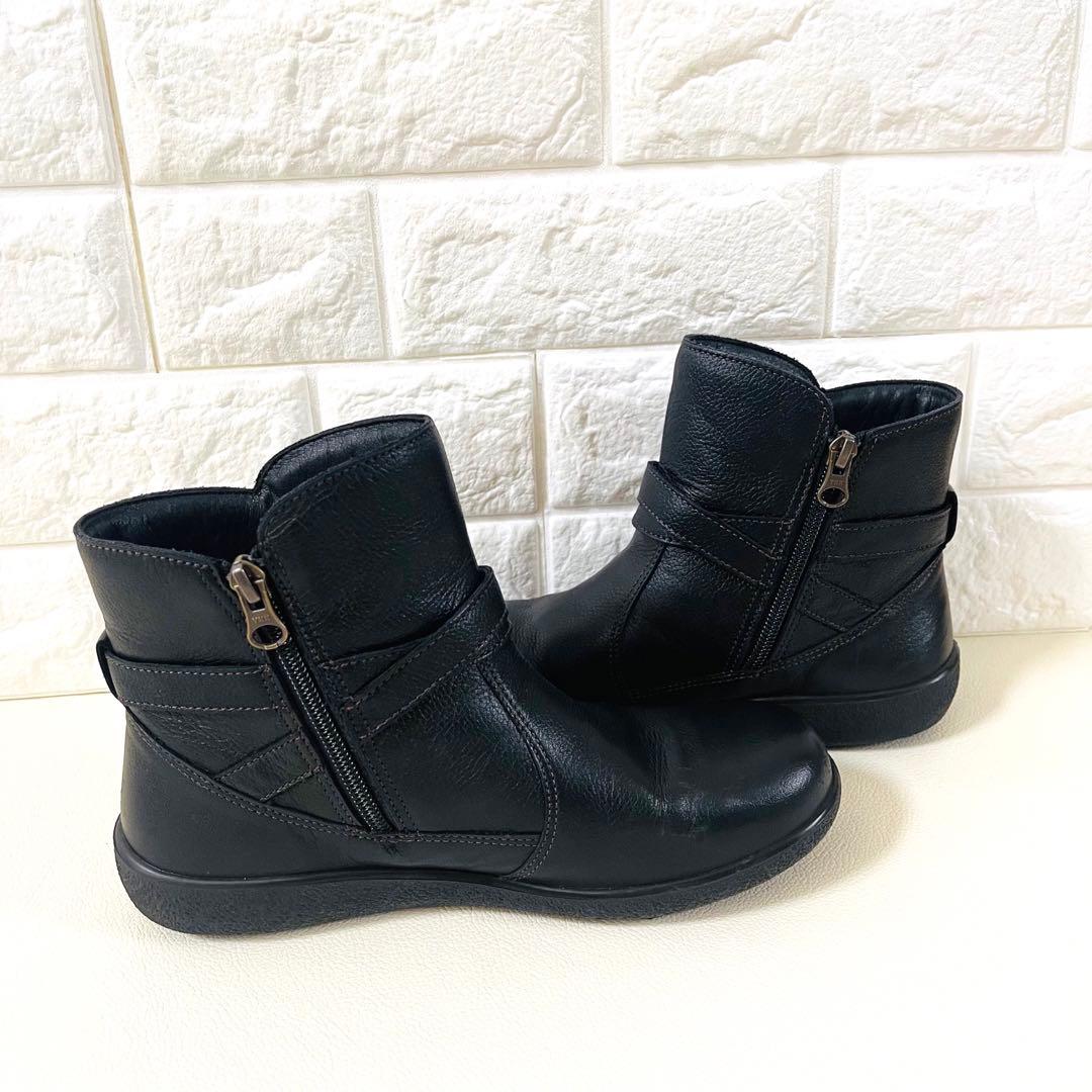 【極美品✨】アキレスソルボ ゴアテックス ブーツ 24cm 3E ブラック