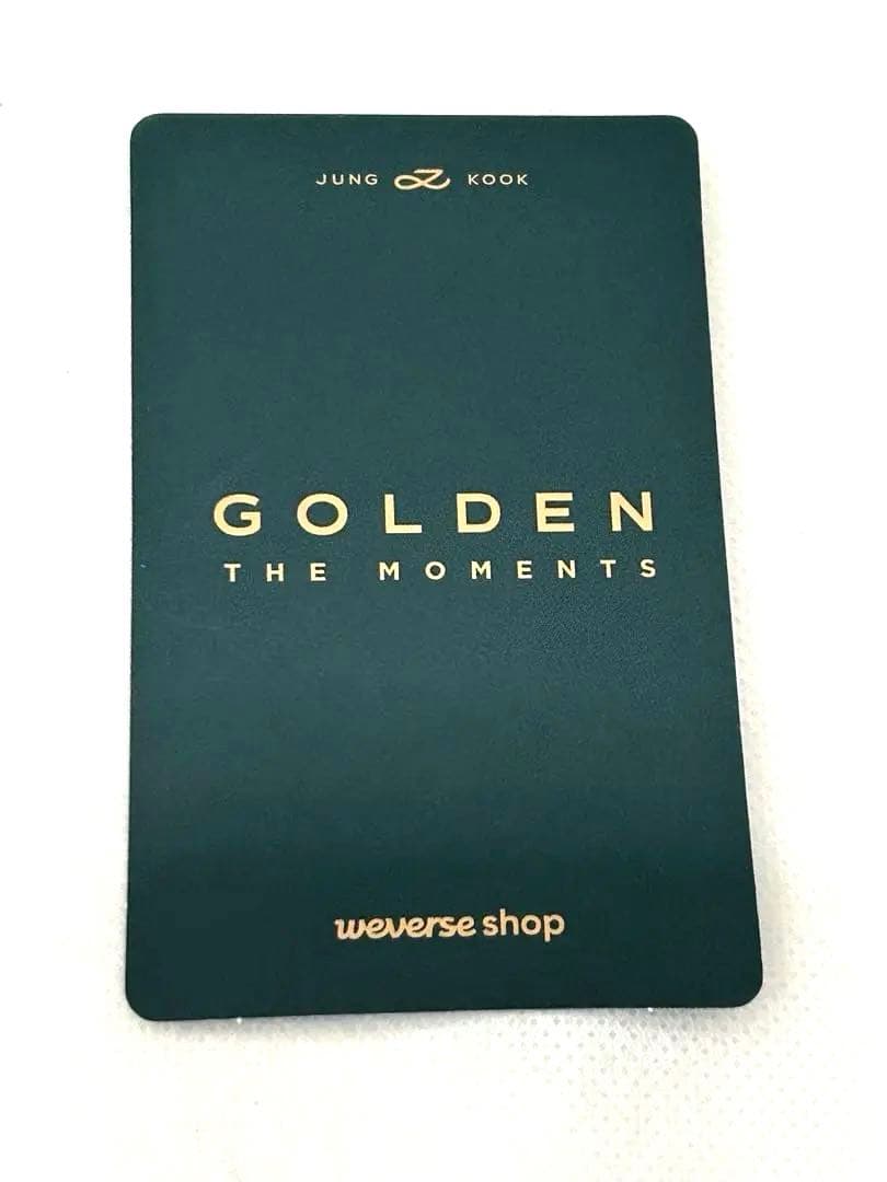 BTS グク GOLDEN weverse スペシャルギフト トレカ