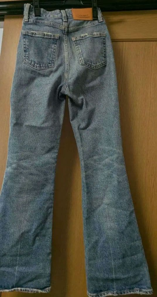 moussy　MVS FLARE DENIM　ブルー　23インチ