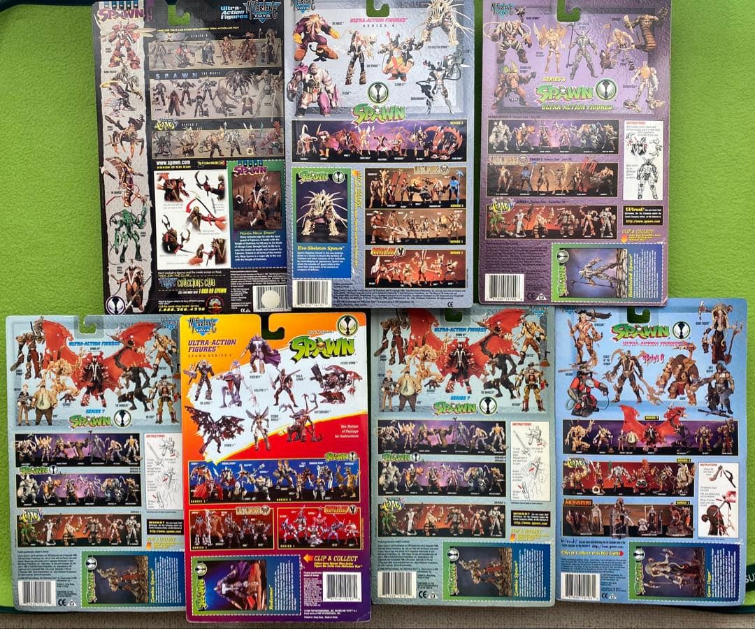 スポーン　SPAWN フィギュア　マクファーレントイズ　7体セット