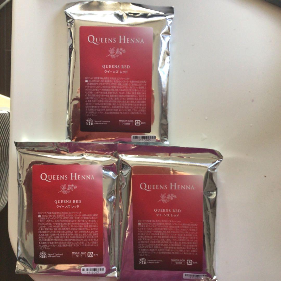 QUEENS HENNA レッド