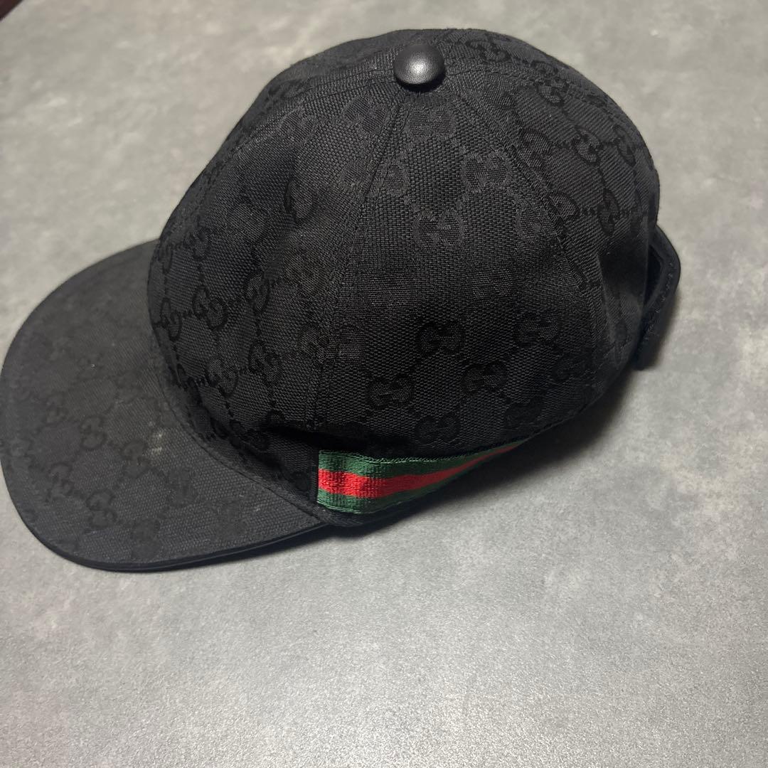 K*A様 Gucci GGパターン ブラックキャップ
