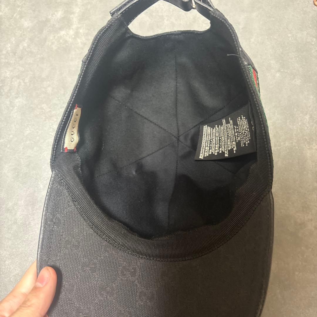 K*A様 Gucci GGパターン ブラックキャップ