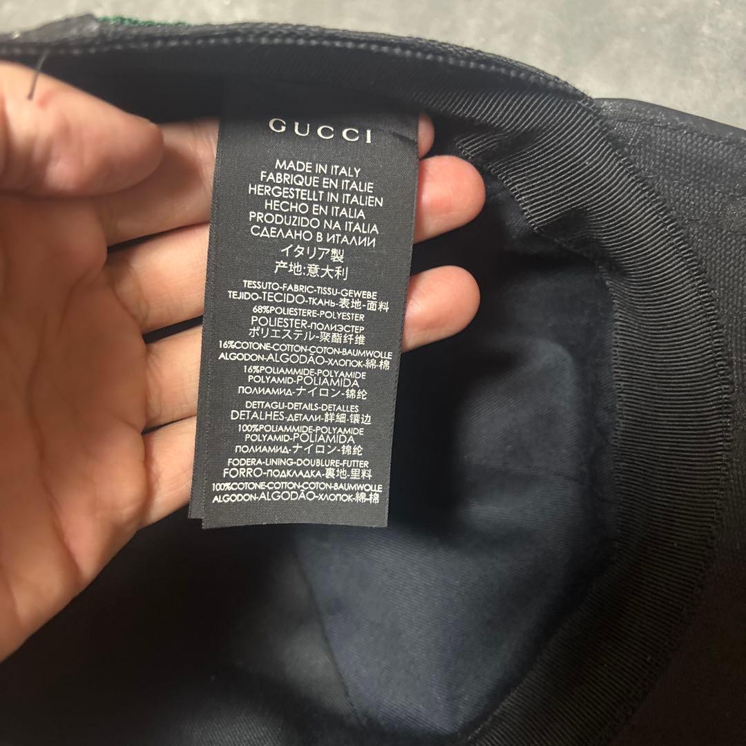 K*A様 Gucci GGパターン ブラックキャップ