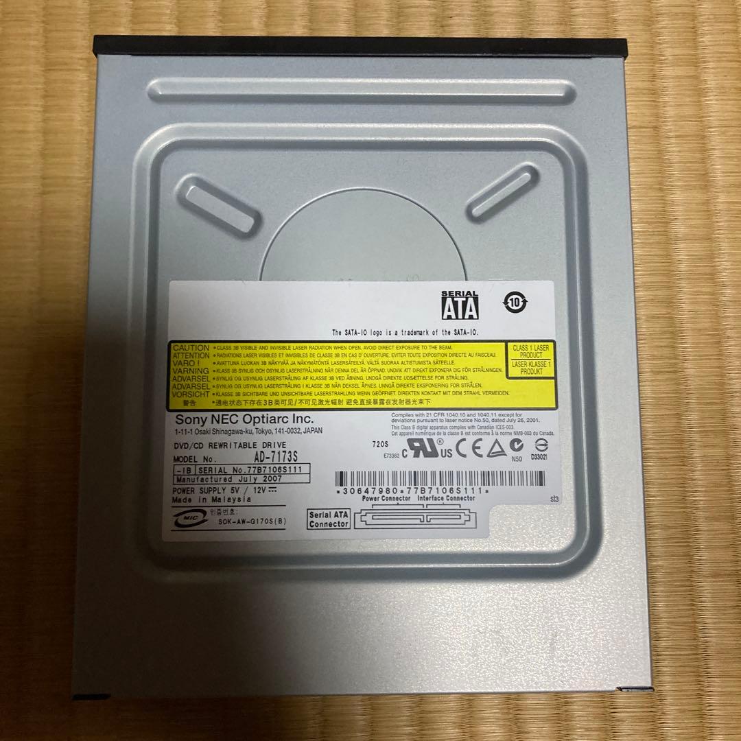 Sony NEC Optiarc AD-7173 内蔵型光学ドライブ