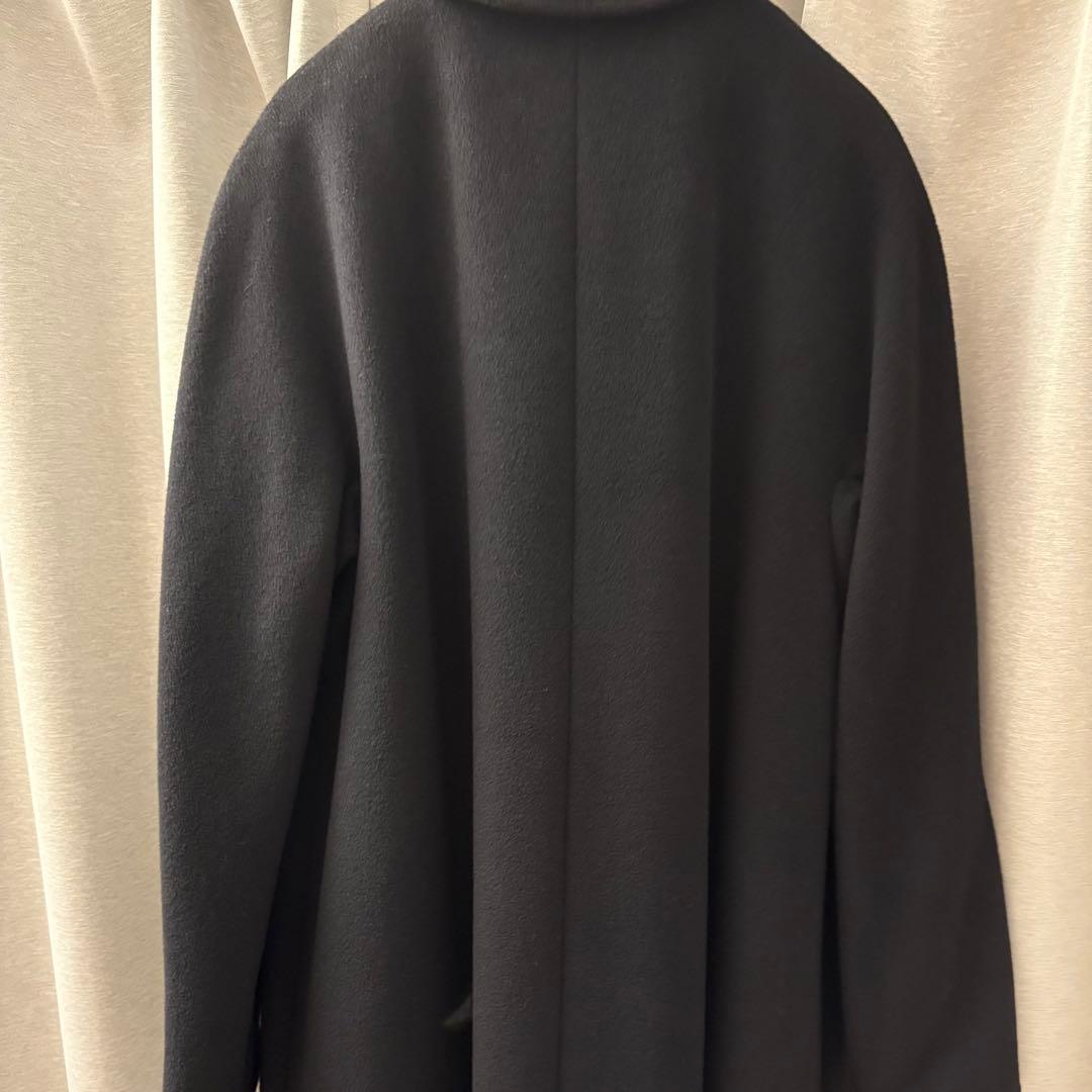 か*ゆ様 未使用タグ付◎MaxMara 白タグ マキシ丈コート カシミヤ混 ステ
