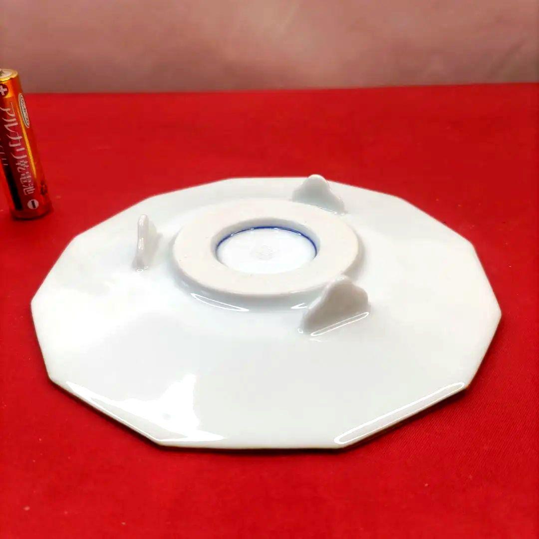 有田焼　伊万里焼　古伊万里　希少　十二四方皿　3点高台　　金彩　色絵　小皿　5客