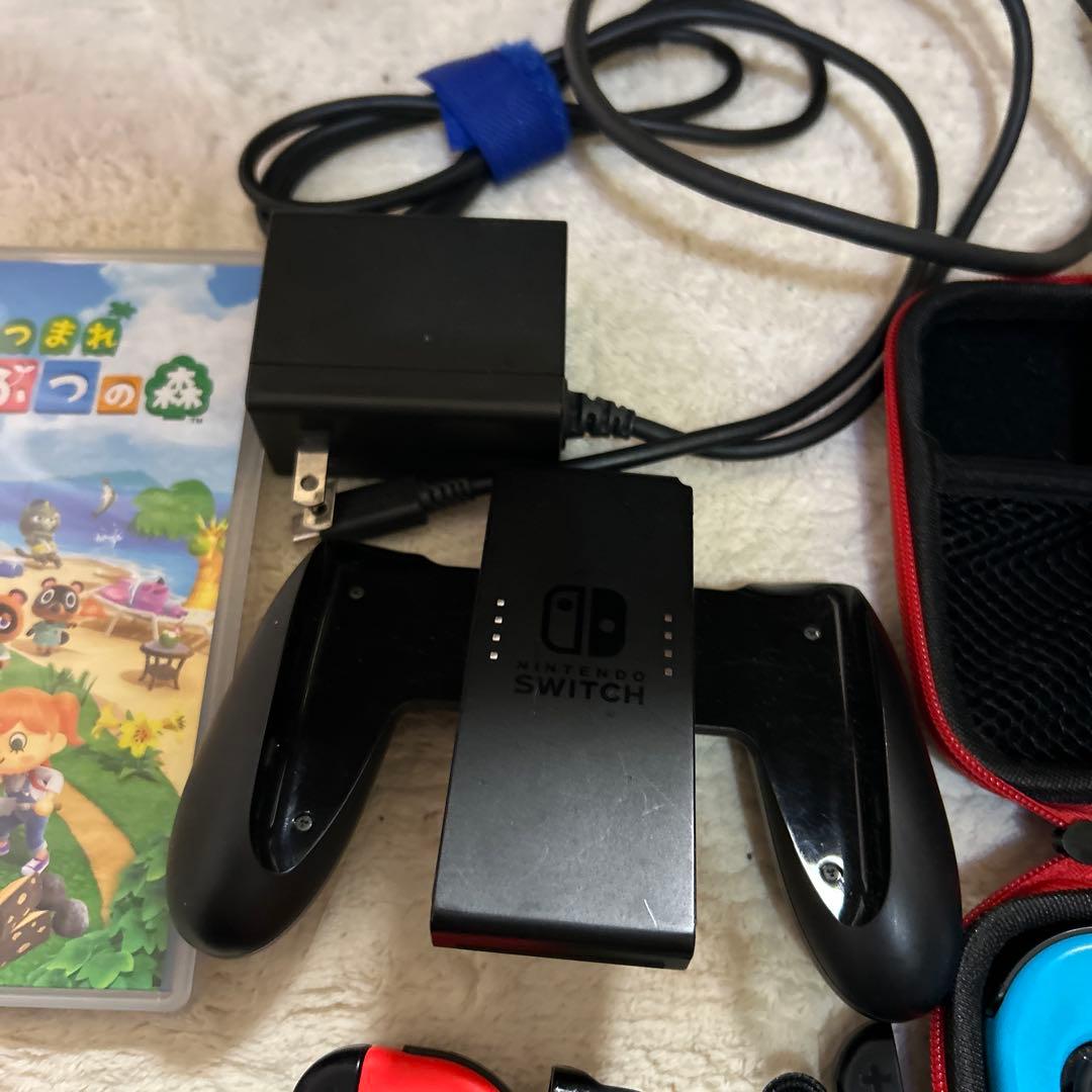 Nintendo Switch 本体 赤/青 ゲームソフト3本付き